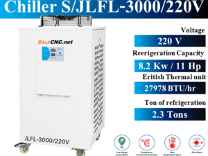 Chiller Water Cooling เครื่องชิลเลอร์ เครื่องทำความเย็น JLFL-3000 / 220V