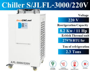 Chiller Water Cooling เครื่องชิลเลอร์ เครื่องทำความเย็น JLFL-3000 / 220V