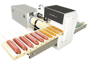 เครื่องเสียบไม้อัตโนมัติ ไส้กรอกแดง ไส้กรอกไก่ Automatic Skewer Machines
