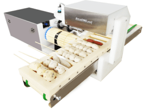 เครื่องเสียบไม้อัตโนมัติ ลูกชิ้น ไส้กรอก Automatic Meatball Skewer Machines