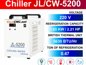 Chiller Water Cooling เครื่องชิลเลอร์ JL-5200, JL5200, CW-5200, CW5200