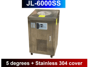Chiller Water Cooling JL-6000SS เครื่องชิลเลอร์ ปรับได้ต่ำสุด 5 องศา + Stainless 304 cover
