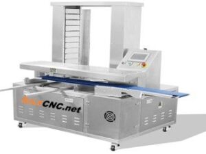 เครื่องเรียงขนม เครื่องจัดเรียงอาหารลงบนถาด Retracting Conveyor เครื่องเรียงขนมอัตโนมัติ