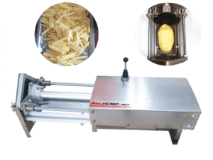 เครื่องทำเฟรนฟราย เครื่องหั่นเฟรนฟราย สแตนเลส กึ่งอัตโนมัติ - French fries cutting machine semi automatic